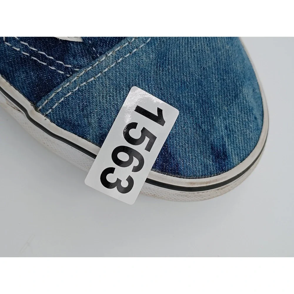 Vans Unisex Old Skool Blue Denim 5 Men 6.5 Women Low Top Skate Shoes